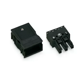 WAGO 770-103 WINSTA® MINI 3-napainen liitin, musta