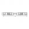 WAGO 770-113 liitin, uros, suora, 2-napainen, 250 V, musta, WINSTA MINI