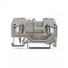 WAGO 280-901 läpivientiliitin, 2-johdin, 2,5 mm², CAGE CLAMP, harmaa