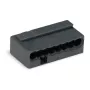 WAGO 243-208 PUSH WIRE® liitin, harmaa, 6 A, 100 V, 2 johdin, 0,5-1,5 mm²