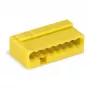 WAGO 243-508 PUSH WIRE® liitin 8-johdin keltainen 6A 100V