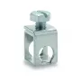 WAGO 209-105 läpivientiliitin, 2-johdin, 2,5 mm², harmaa, 50 kpl
