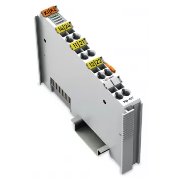 WAGO 750-517 - 2-kanavainen relelähtömoduuli, 1,5 kV eristys, 24 VDC, DIN-kisko