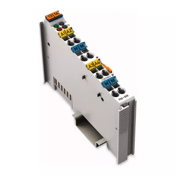 WAGO 750-559 analogialähtömoduuli - 4 kanavaa, 0-10 V, 12 bit, 500 V järjestelmäerotus, 10 ms vasteaika, CAGE CLAMP