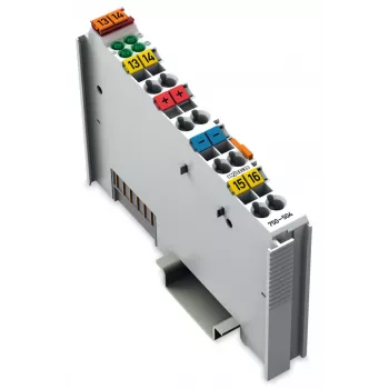 WAGO 750-504 digitaalilähtömoduuli, 4 kanavaa, 24 VDC, 0,5 A, CAGE CLAMP, DIN-kisko