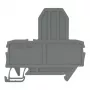 WAGO 2002-991 päätylevy, harmaa, 2 mm, 67 mm, 57,2 mm, TOPJOB S