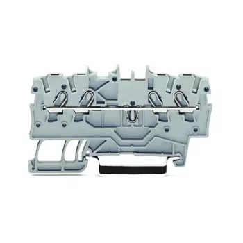 WAGO läpivientiliitin 4 mm², harmaa, 32 A, 800 V, CAGE CLAMP®