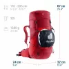 Deuter Futura Pro 32 vaellusreppu - Cherry/Masala