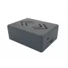 ALLNET Rock 4 C+ alumiinikotelo ecoPI PRO LP musta Radxa Rock Pi 4C Plus -laitteelle