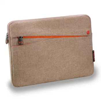 PEDEA Fashion -tablettikotelo Samsung Galaxy Tab S6 Lite / A9+ / S9 / A8, beige/oranssi, neopreeni
