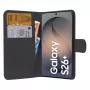 PEDEA Book Cover Classic Samsung Galaxy S26 Plus -suojakotelo, musta