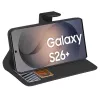 PEDEA Book Cover Classic Samsung Galaxy S26 Plus -suojakotelo, musta