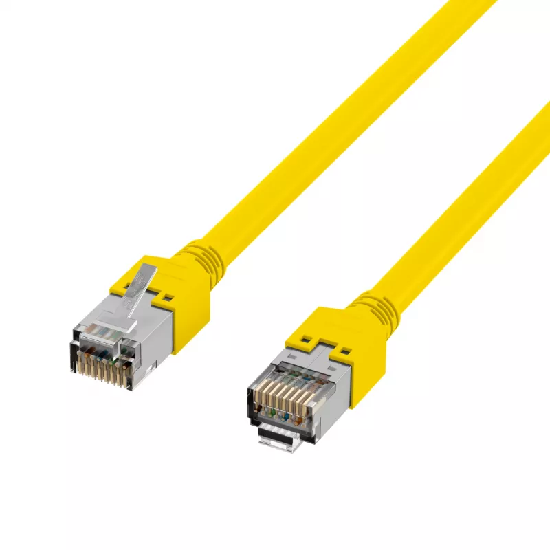 EFB Elektronik RJ45 patch-kaapeli Cat.5e SF/UTP LSZH Draka UC300 TM11 keltainen 15 m