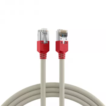 EFB Elektronik RJ45 patch-kaapeli Cat.5e F/UTP LSZH Draka UC300 TM11rt crossover harmaa 0,5 m