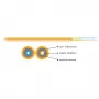 EFB Electronics I-V(ZN)H 2G50/125 OM3 zipcord 2,8 x 5,7 mm aqua