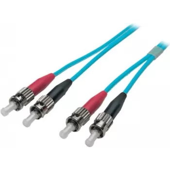 EFB-Elektronik ECOFIBER Duplex-jatkokaapeli ST-ST 50/125µm OM3 LSZH aqua 3,0mm 5m