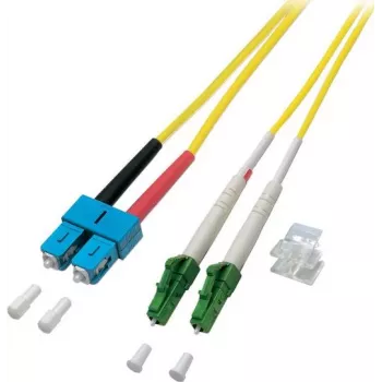 EFB-Elektronik Duplex-jatkokaapeli LC/APC-SC 9/125µ, OS2, LSZH, keltainen, 2,0mm, 3m