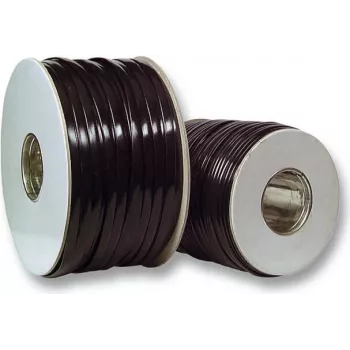 EFB Elektronik modulaarinen lattakaapeli 10-johtiminen musta, 100 m rulla
