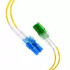 EFB Elektronik kuitu-patch-kaapeli LC/APC yksimuotokaapeli OS2 20 m keltainen