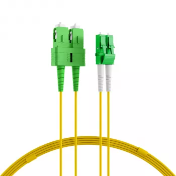 EFB Elektronik Duplex-kuitukaapeli LC/APC-SC/APC OS2 G652D 1 m LSZH 2 mm keltainen