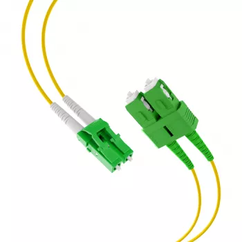 EFB Elektronik Duplex-kuitukaapeli LC/APC-SC/APC OS2 G652D 1 m LSZH 2 mm keltainen