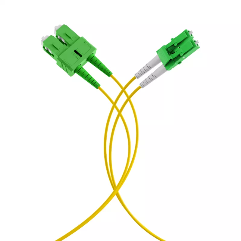 EFB Elektronik Duplex-kuitukaapeli LC/APC-SC/APC OS2 G652D 1 m LSZH 2 mm keltainen