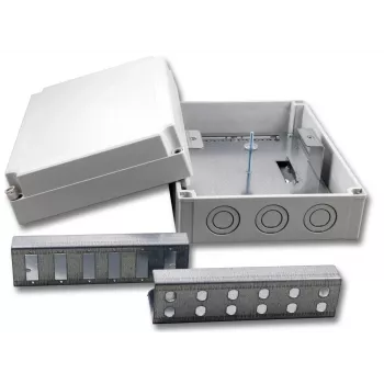EFB Elektronik kuitujakelukotelo - RAL 7035 - 12x SC-Duplex OM4