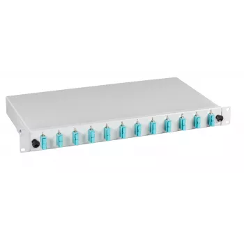 EFB-Elektronik jatkoskotelo SC OS2 9/125 µm ulosvedettävä 12 pigtailia / 6 liitintä