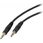 EFB-Elektronik audioliitäntäkaapeli, 3,5 mm jakkiliitin, 5 metriä, musta