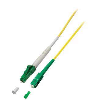 EFB Elektronik simplex-kuituoptiikan patchkaapeli LC/APC-SC/APC G.657.A2 20 m 2,0 mm keltainen 9/125 µm