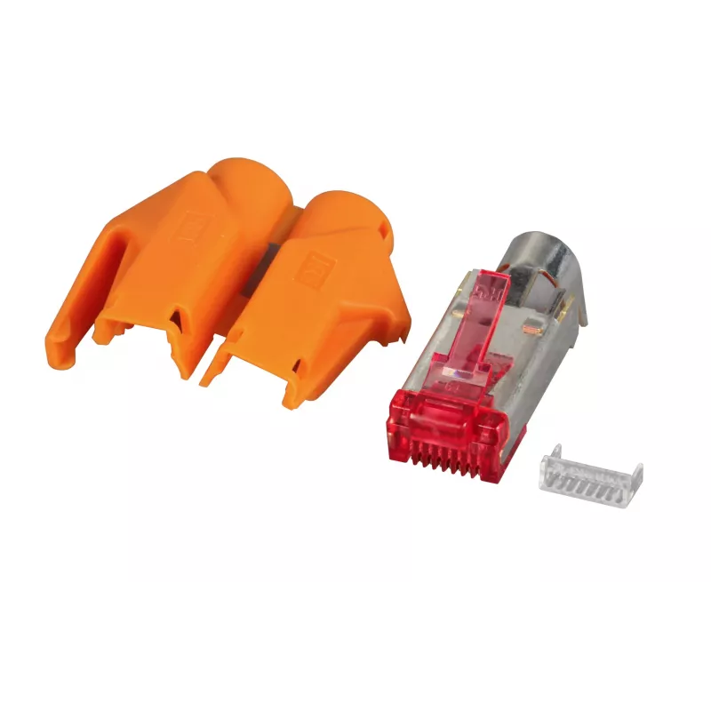 EFB Elektronik RJ45 Hirose TM21 -liitin STP Cat.6 oranssi 50 kpl
