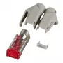 EFB RJ45-Hirose-liitin STP, TM21 harmaa, 100 kpl, 3 osaa, Cat. 6