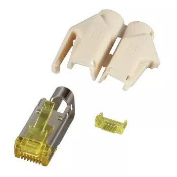 EFB Elektronik RJ45-Hirose-liitin STP TM31 beige 100 kpl 3 osaa Cat.6A
