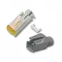 EFB RJ45-Hirose-liitin STP, TM31 vaaleanharmaa, 100 kpl, 3-osainen, Cat.6A