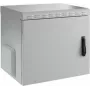 EFB Electronics 19 tuuman seinäkotelo IP55, 12U, teräsovi, syvyys 600 mm, RAL 7035 vaaleanharmaa