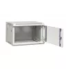 EFB-Elektronik 19 tuuman seinäkotelo Flat Pack 15U, syvyys 600 mm, RAL 7035 vaaleanharmaa (691715FGR.2)