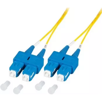 EFB Elektronik O2513.5-1.2 kuitu-patchkaapeli 5 m SC duplex OS2 keltainen