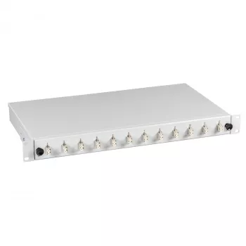 EFB Electronics hitsauskotelo 6x LC-duplex SM ulosvedettävä 1U rack-asennus osittain varustettu