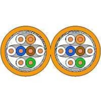 EFB Elektronik INFRALAN Cat.7 1000 AWG23 S/FTP 2x4P CPR Eca oranssi asennuskaapeli 500m