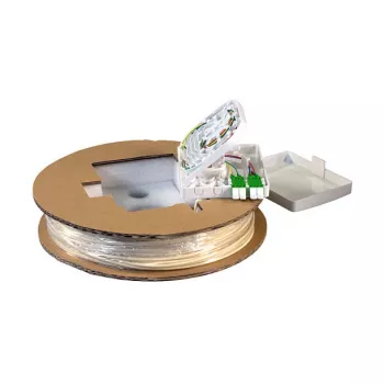 EFB Elektronik FTTX Compact Box, esivalmistettu, 2xLC/APC duplex, G.657.A2, 60m