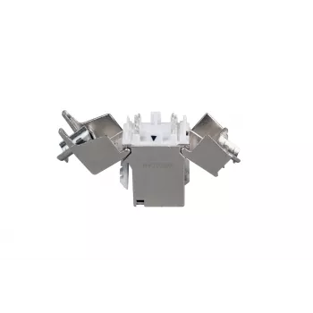 EFB Elektronik RJ45 Keystone Slimline Cat.6A hopea STP PVP -komponentti 12 kpl:n pakkaus - Power over Ethernet - RJ-45