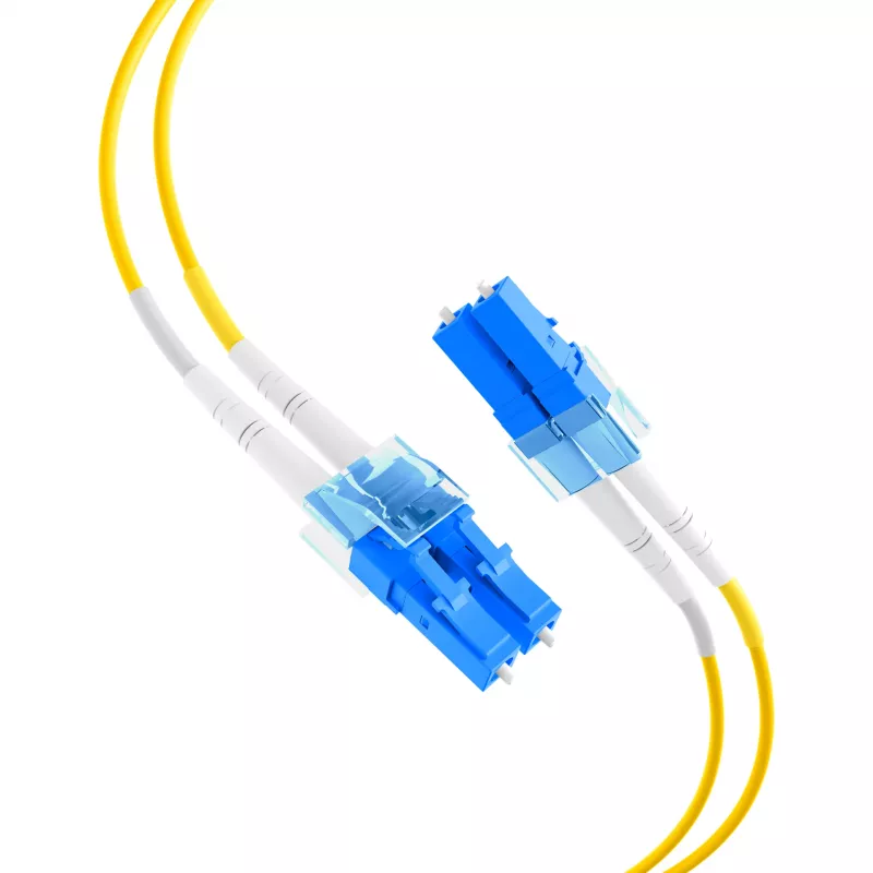 EFB Elektronik IPL-DF-LCULCU-2-1000 kuitu-patchkaapeli, 10 m, OS2, LC/UPC - LC/UPC, Duplex, LSZH, keltainen