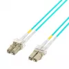 EFB Elektronik IPL-DF-LCULCU-3-0100 - 1 m - OM3 - LC Duplex - aqua