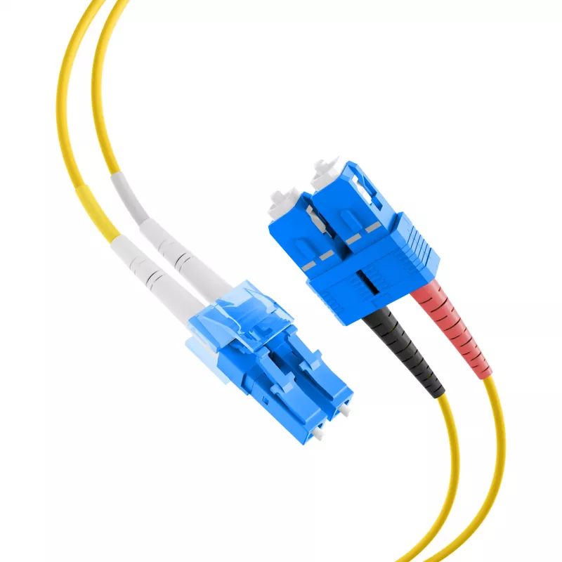 EFB Elektronik IPL-DF-LCUSCU-2-0100 - 1 m - OS2 - LC - SC Duplex kuitu-patchkaapeli