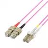 EFB Elektronik IPL-DF-LCUSCU-4-0200 - 2 m - OM4 - LC - SC kuitu-patchkaapeli