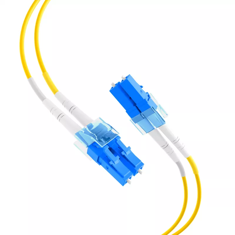 EFB Elektronik IPL-DR-LCULCU-2-1000 kuitu-patchkaapeli, OS2, LC Duplex - LC Duplex, 10 m, LSZH, keltainen