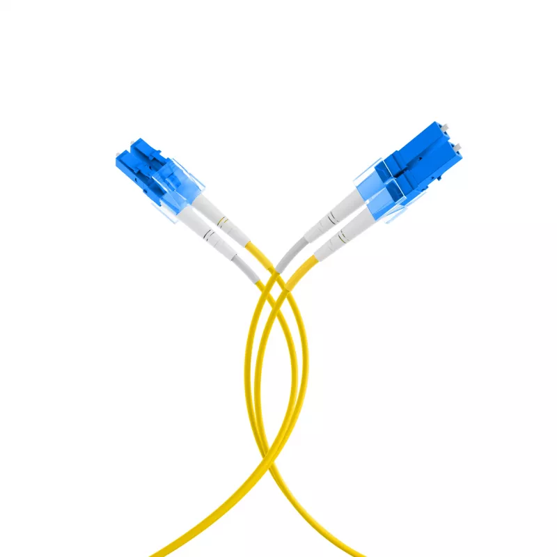 EFB Elektronik IPL-DR-LCULCU-2-1000 kuitu-patchkaapeli, OS2, LC Duplex - LC Duplex, 10 m, LSZH, keltainen
