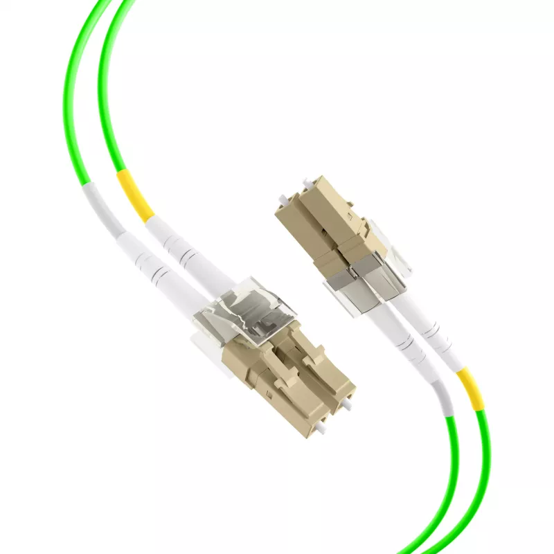 EFB Elektronik IPL-DR-LCULCU-5-0300 - 3 m - I-V(ZN) H - OM5 - LC Duplex - LC Duplex kuitu-patchkaapeli, limetinvihreä