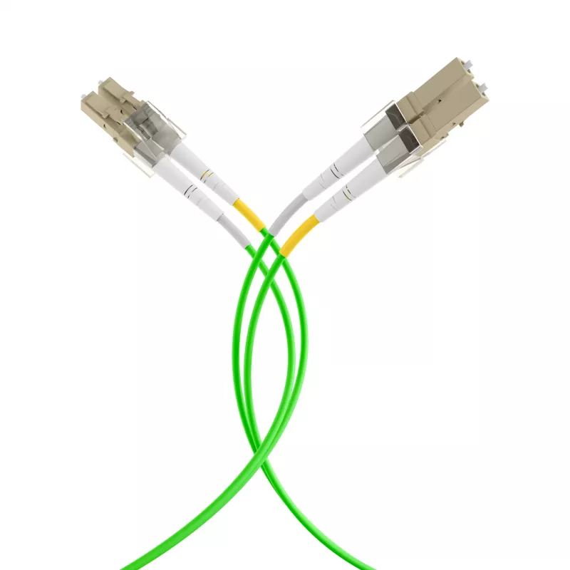 EFB Elektronik IPL-DR-LCULCU-5-0300 - 3 m - I-V(ZN) H - OM5 - LC Duplex - LC Duplex kuitu-patchkaapeli, limetinvihreä