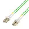 EFB Elektronik IPL-DR-LCULCU-5-1000 Duplex patchkaapeli OM5 LC/UPC - LC/UPC 10 m LSZH limetinvihreä